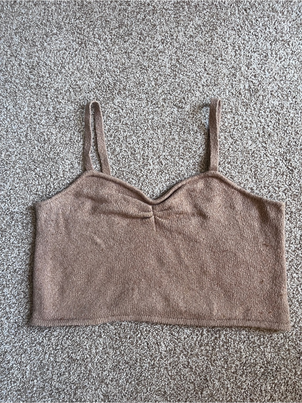 Madewell Soft Knit Brown Cami